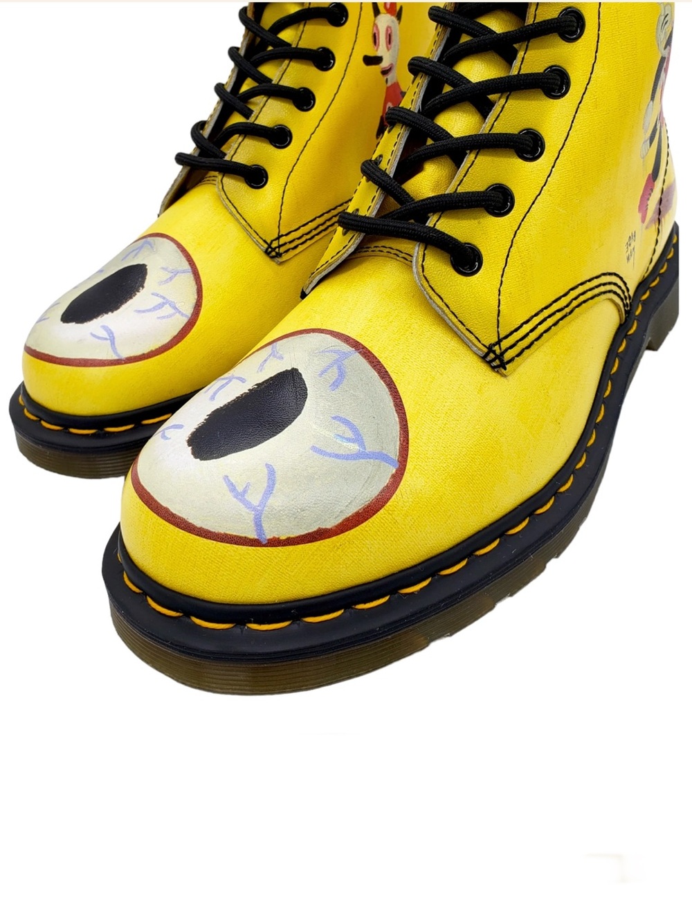 Dr. Martens x Gary Baseman Toby Yellow Mens size 11 NEW!!! EXTREMELY RARE!!! - Picture 5 of 12
